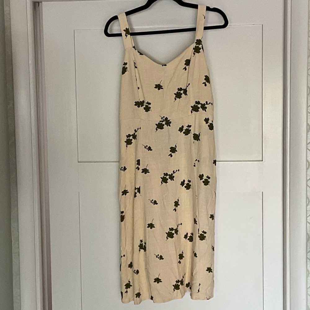 Floral Print Sleeveless Dress